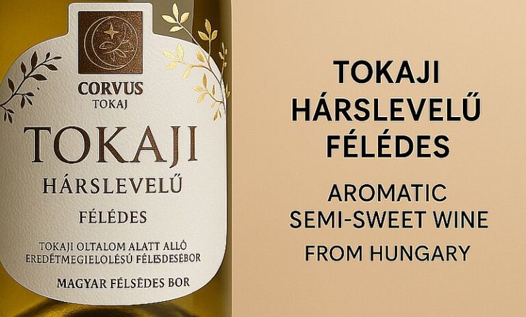 Tokaji Hárslevelű Félédes — лёгкое полусладкое вино с цветочно-фруктовым акцентом